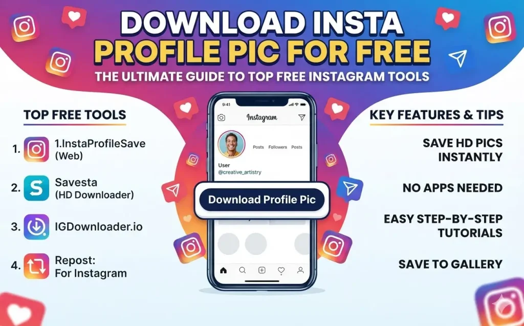 Download Insta Profile Pic for Free: The Ultimate Guide to Top Free Instagram Tools